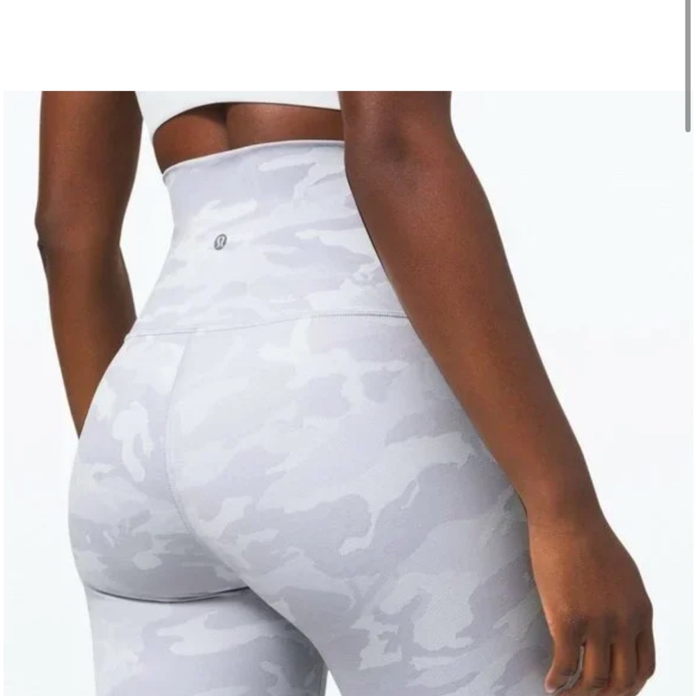 Lululemon Light Blue Camo Leggings